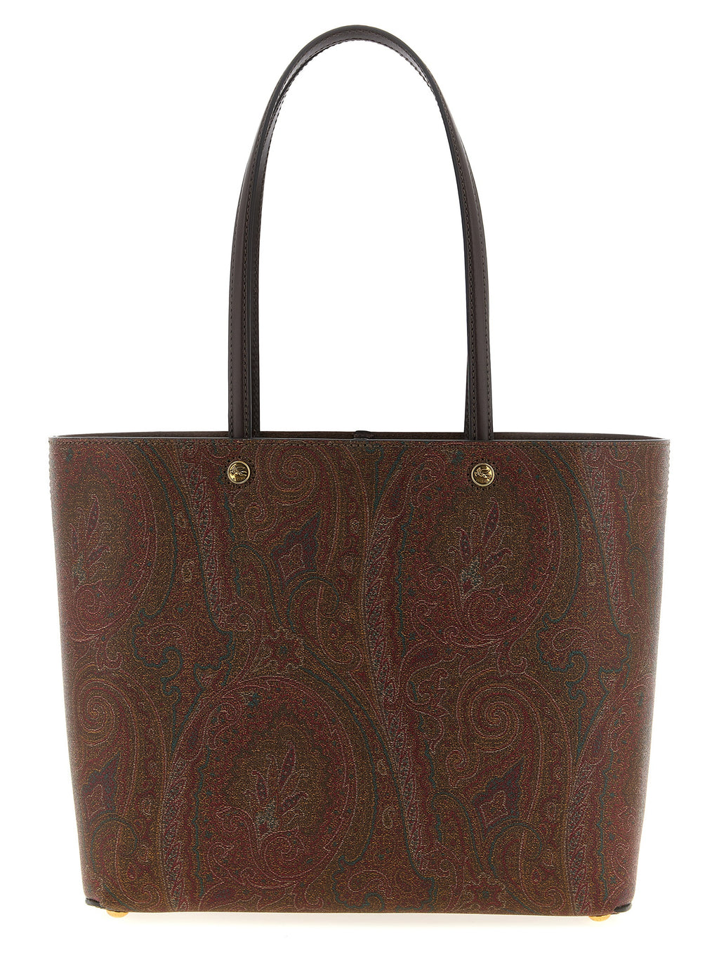 Etro Brown Cotton Tote Bag