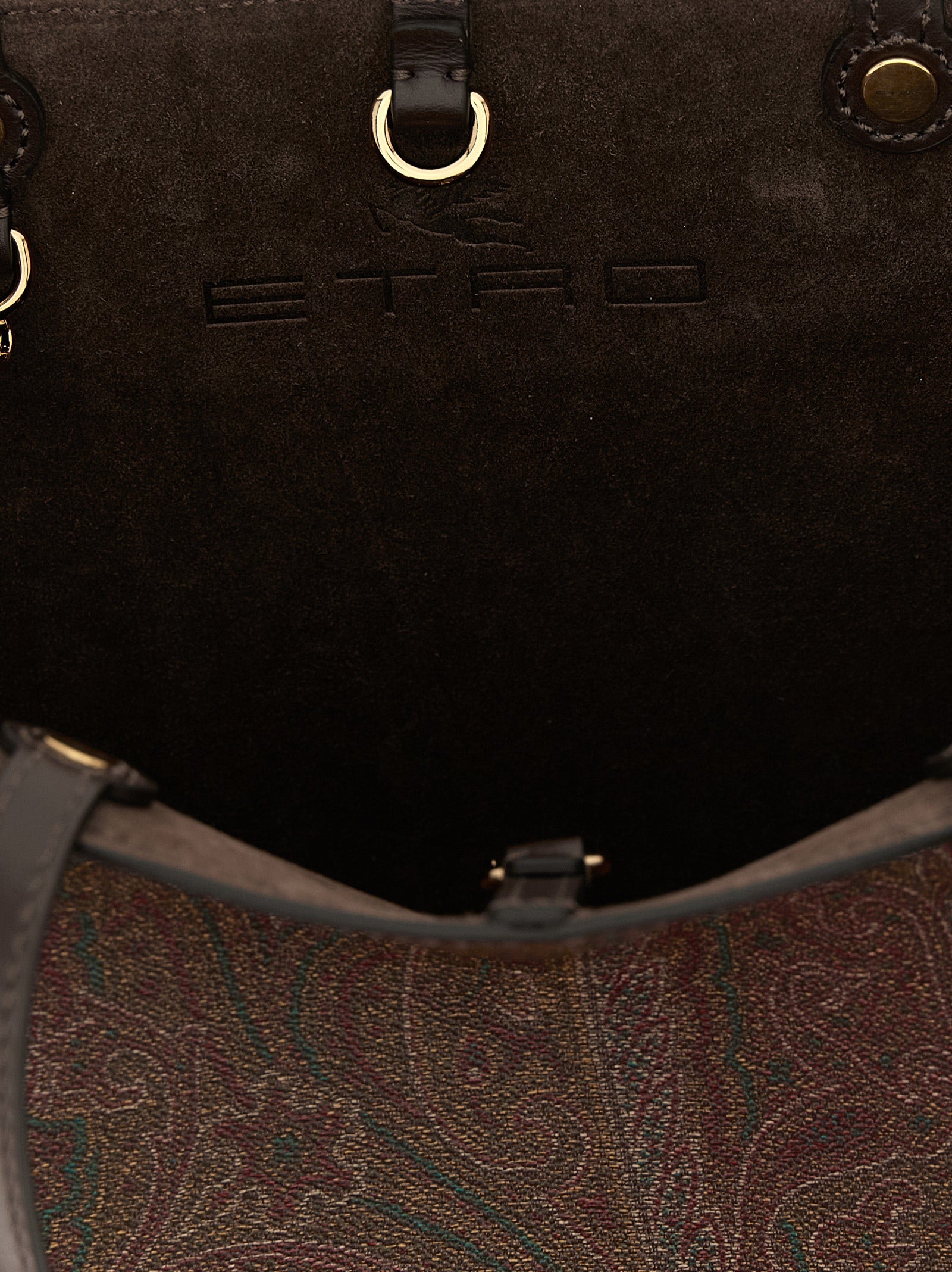 Etro Brown Cotton Tote Bag