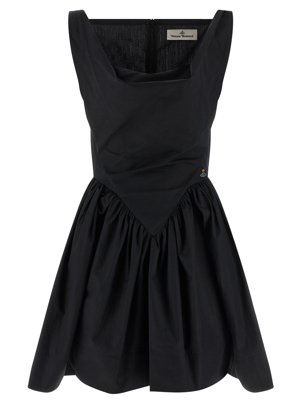 Vivienne Westwood Black Cotton Short Dress