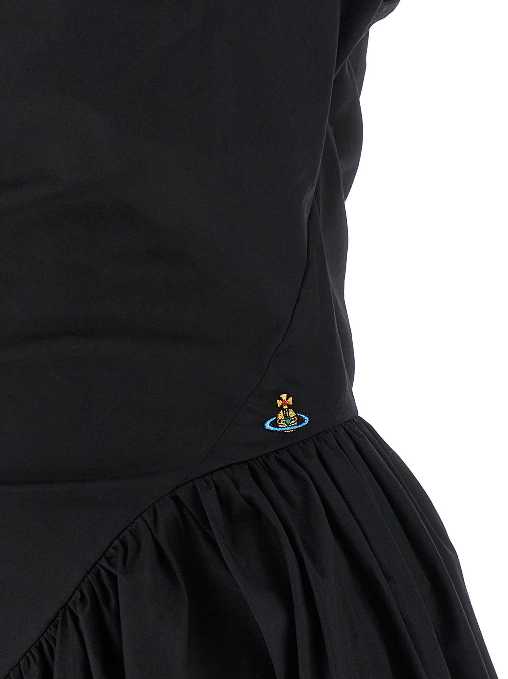 Vivienne Westwood Black Cotton Short Dress