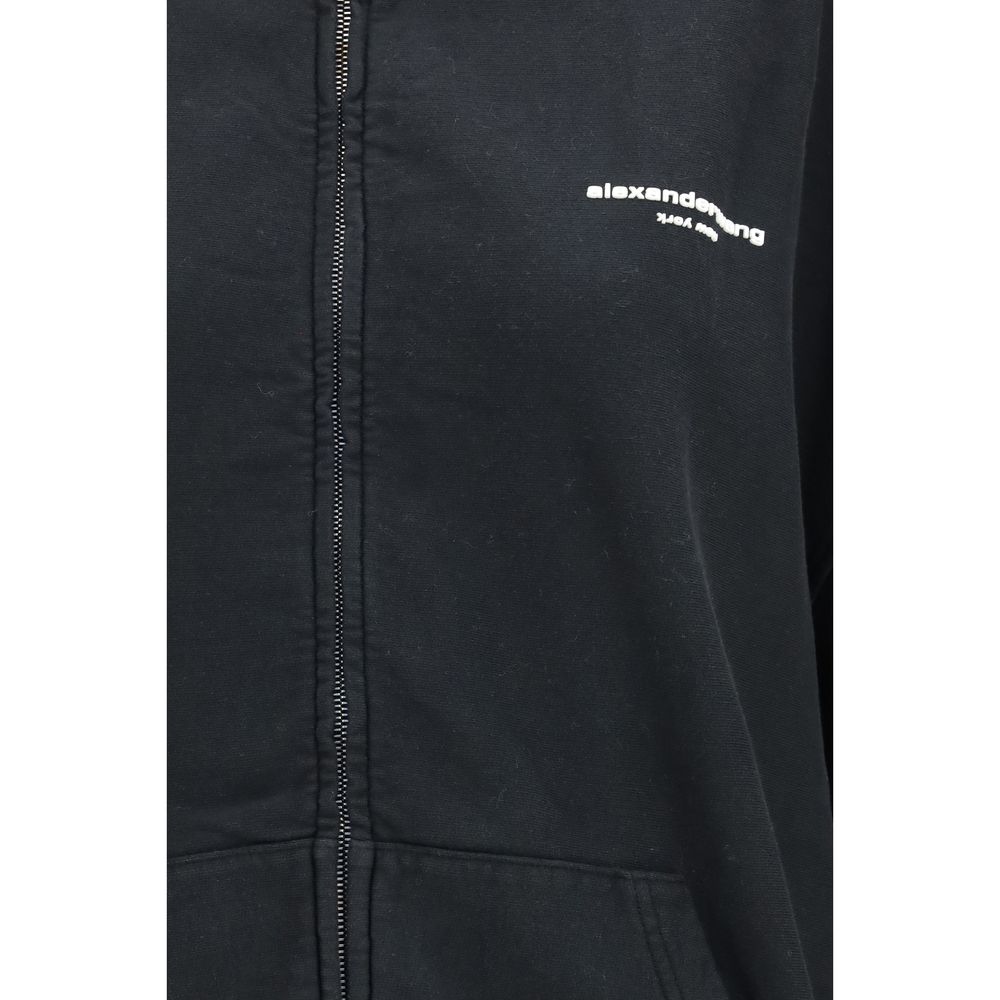 Alexander Wang Black Cotton Sweatshirt