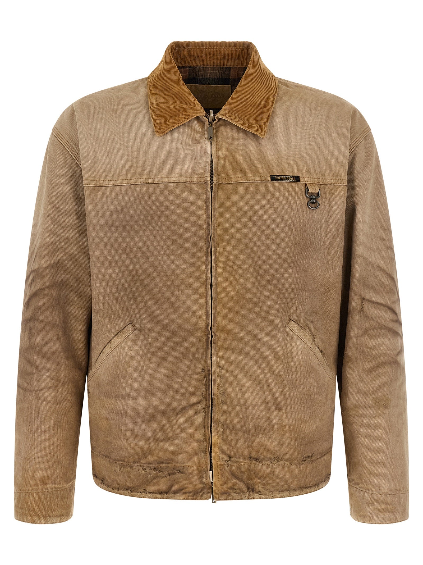 Golden Goose Beige Cotton Shell Jacket