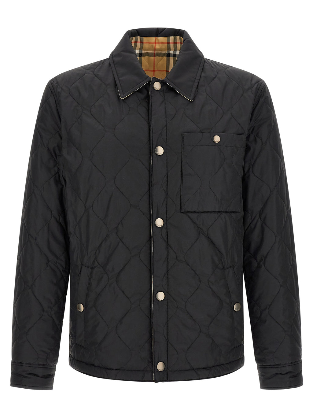 Burberry Black Polyamide Full-Length Jacket