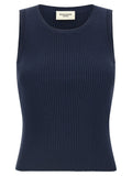 Max Mara Blue Viscose Cardigan