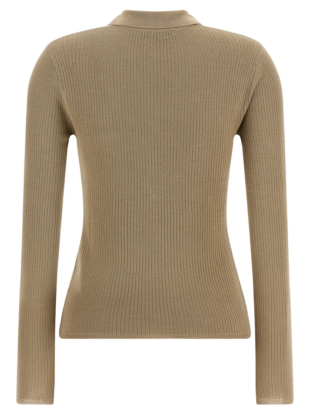 Max Mara Beige Silk Cardigan