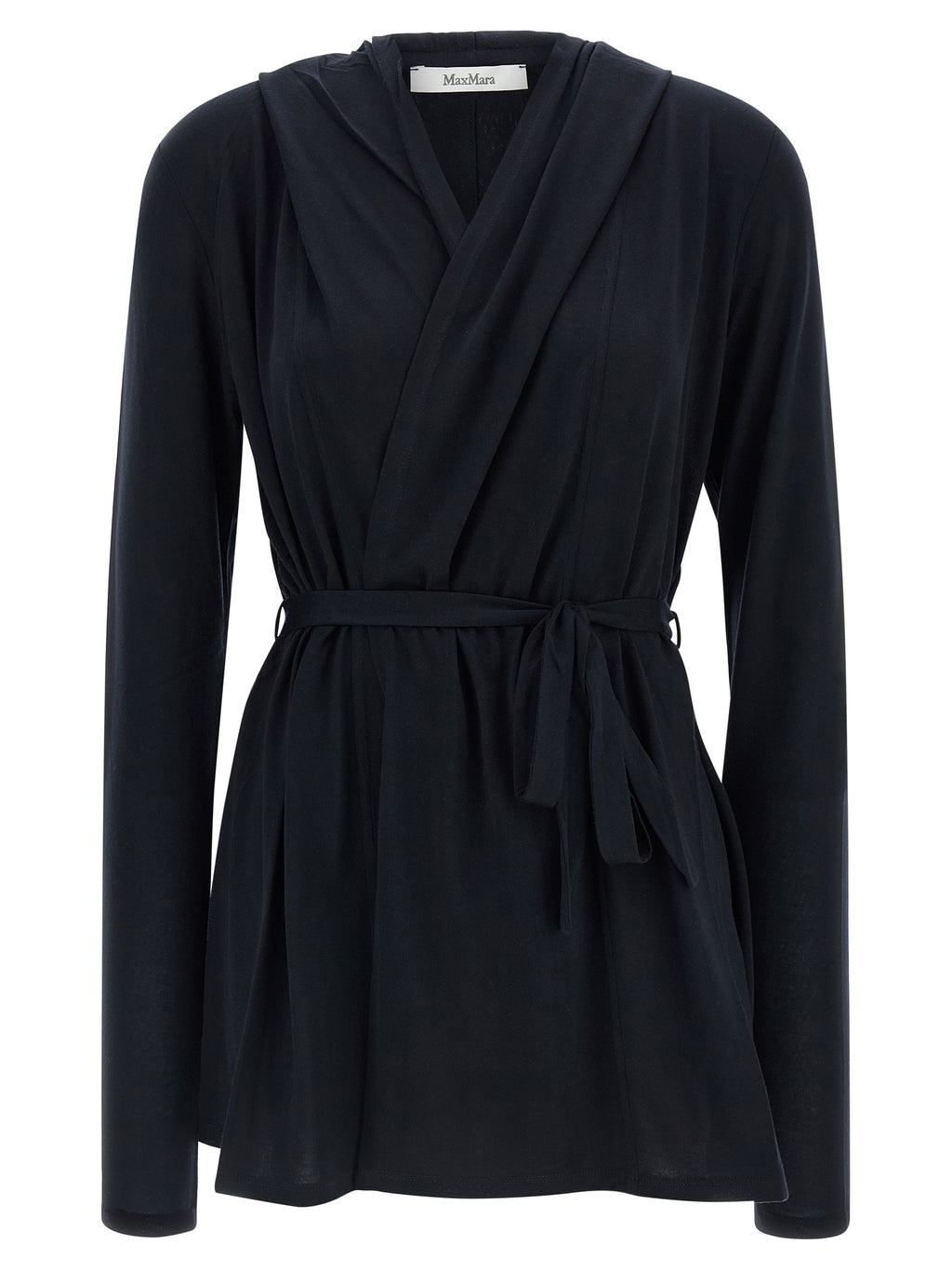 Max Mara Blue Lyocell Cardigan