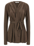 Max Mara Brown Lyocell Cardigan