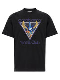 Casablanca Black Organic Cotton T-Shirt