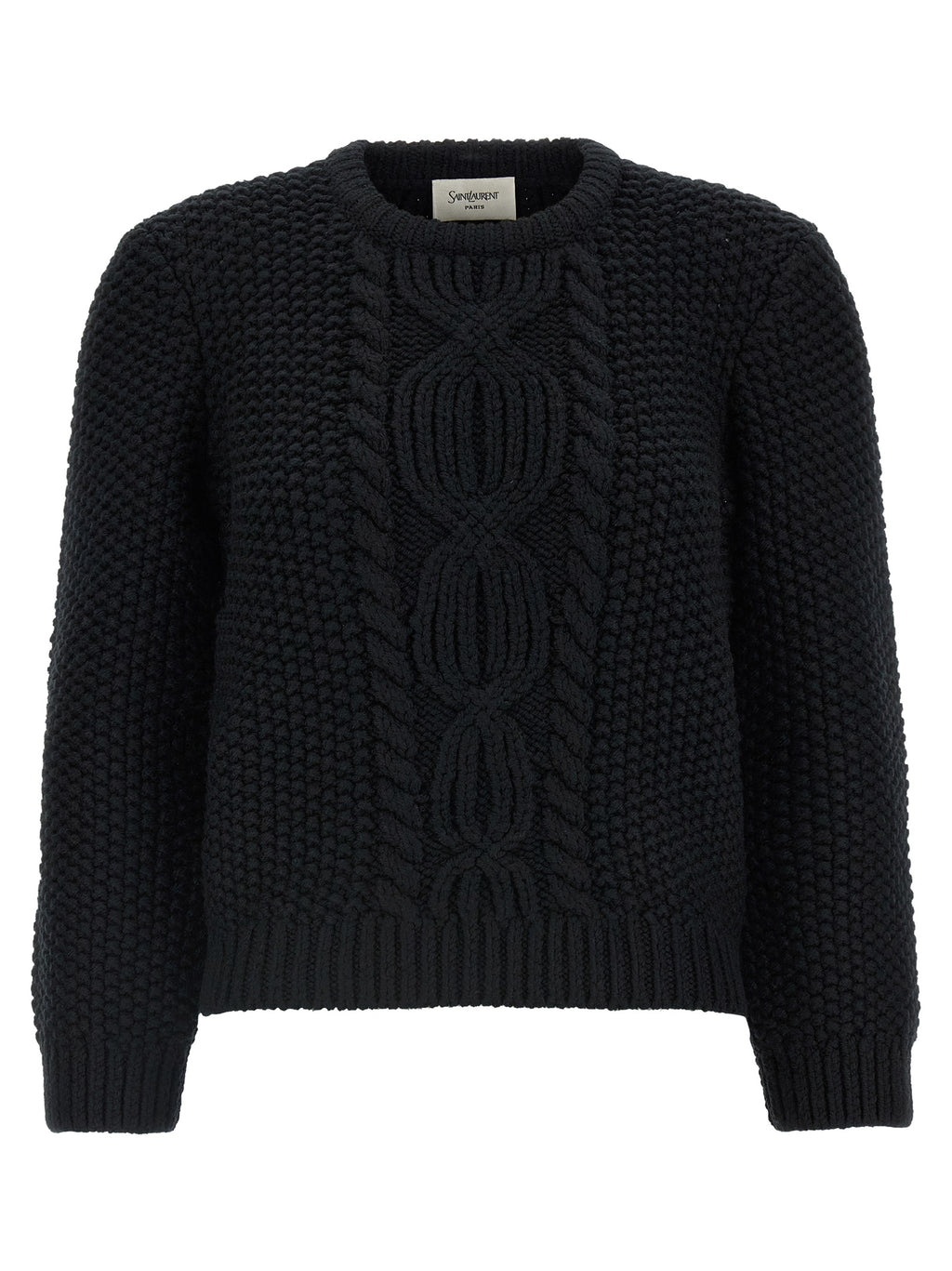 Saint Laurent Black Wool Cardigan