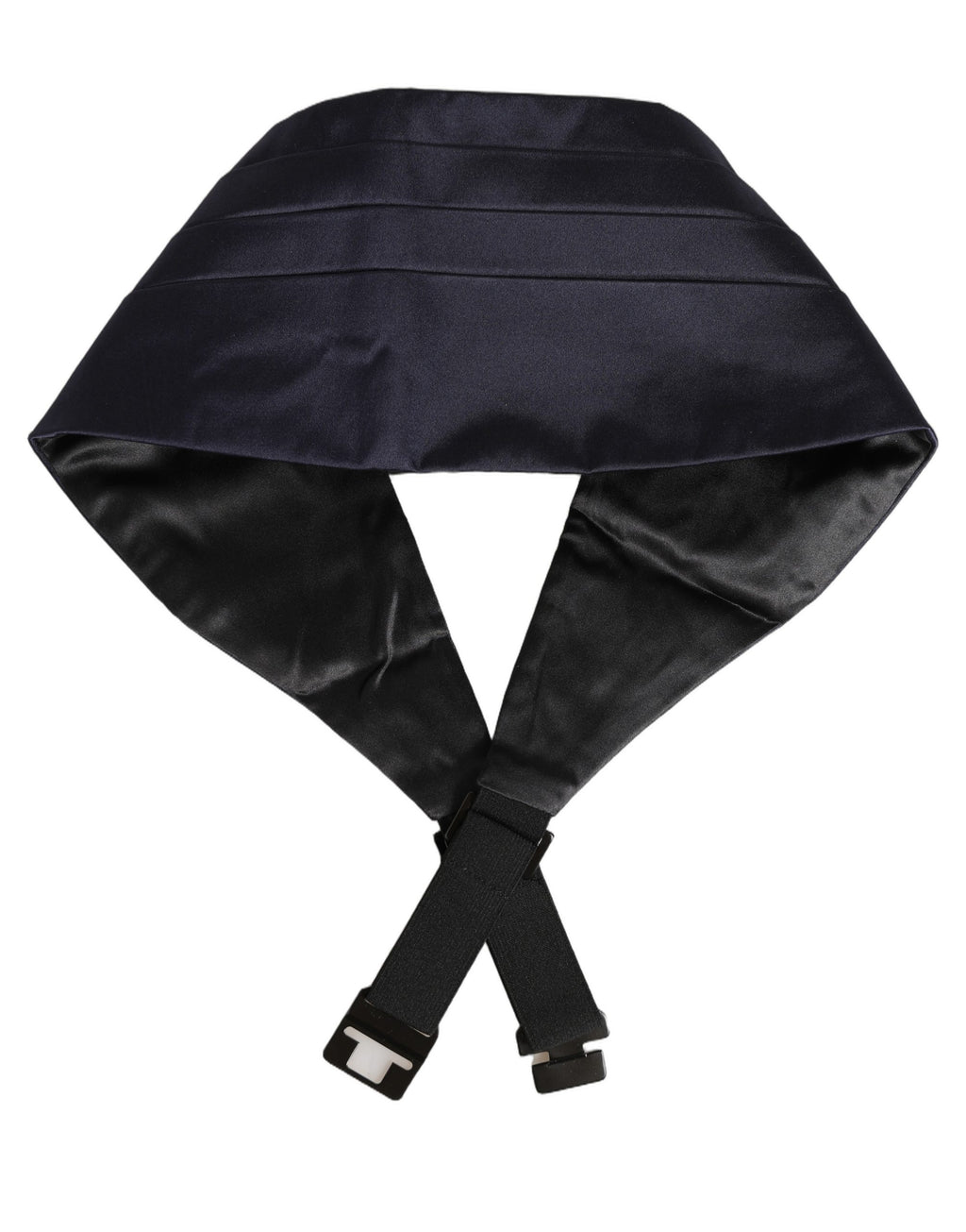 Dolce & Gabbana Dark Blue 100% Silk Belt Waist Cummerbund