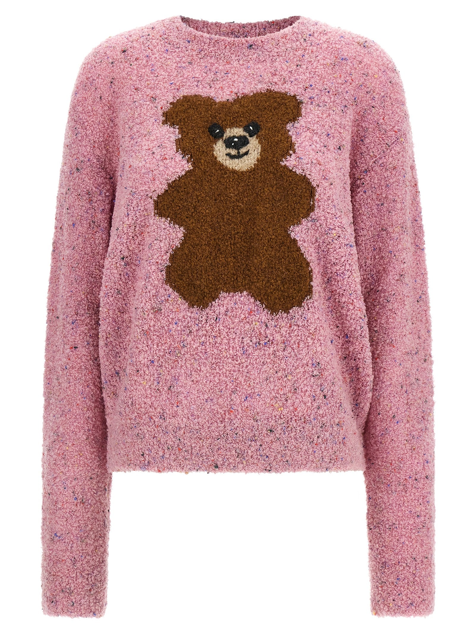 Moschino Multicolor Virgin Wool Cardigan