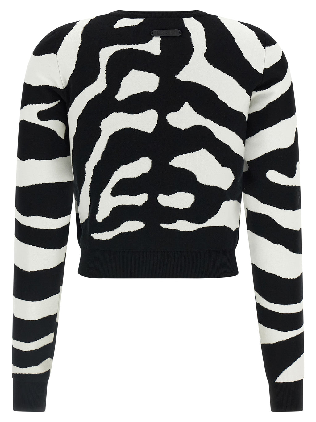 Moschino Black Viscose Cardigan