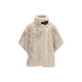 PINKO Beige Polyester Full-Length Jacket
