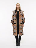 Dolce & Gabbana Multicolor Leather Coat