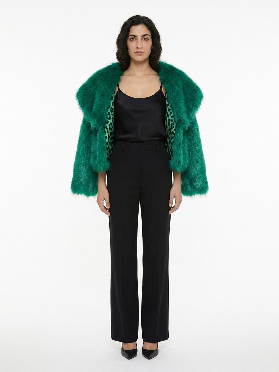Dolce & Gabbana Green MicroModal Coat
