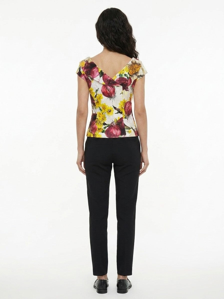 Dolce & Gabbana Multicolor Cotton Shortsleeve Shirt