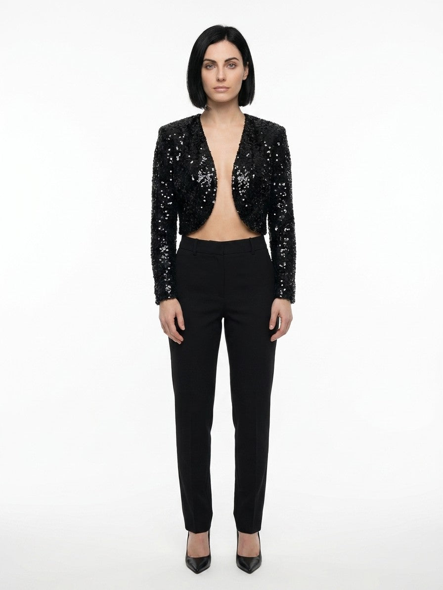 Dolce & Gabbana Black Polyester Jacket