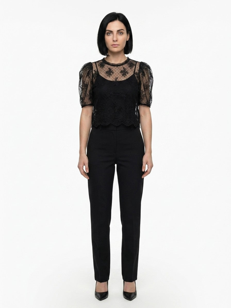 Dolce & Gabbana Black Nylon T-Shirt