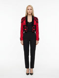 Dolce & Gabbana Bicolor Cotton Full-Length Jacket