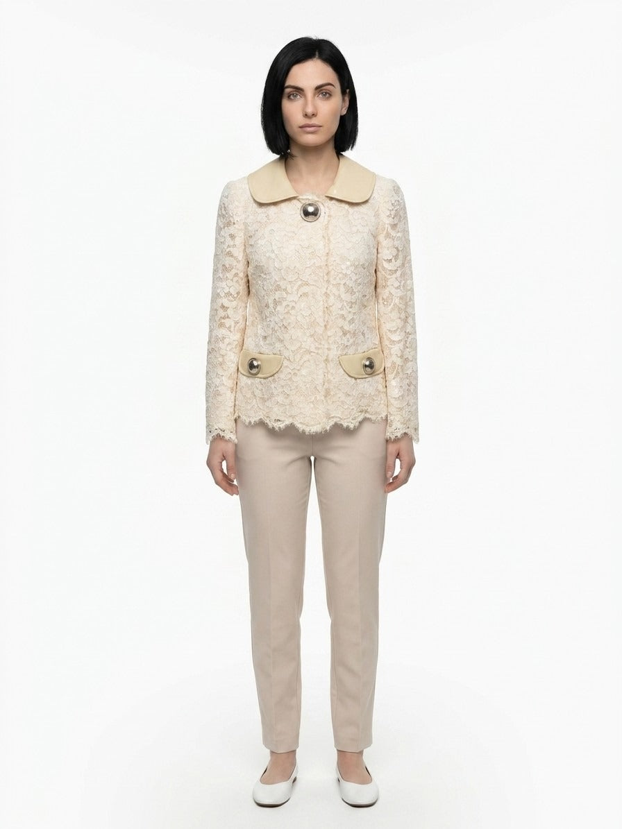 Dolce & Gabbana Beige Cotton Jacket
