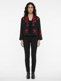 Dolce & Gabbana Black Cotton Biker Jacket