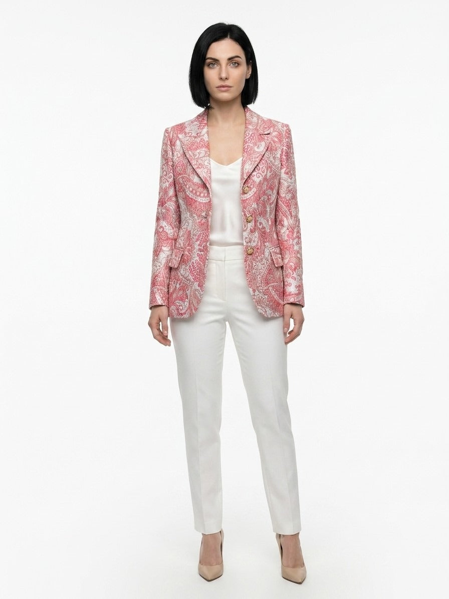 Dolce & Gabbana Multicolor Metallic Fibre Jacket