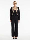 Dolce & Gabbana Black Elastane Jacket