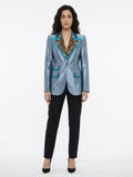 Dolce & Gabbana Blue Polyamide Jacket