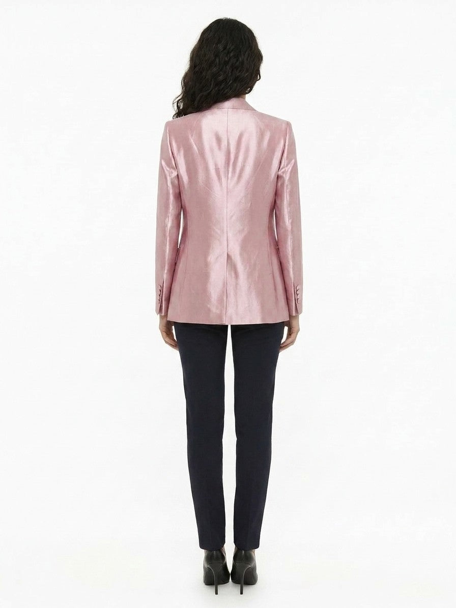 Dolce & Gabbana Pink Silk Jacket