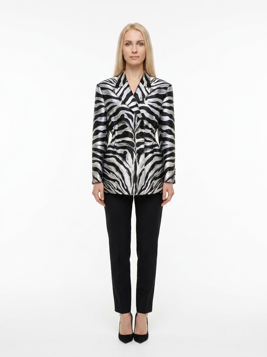 Dolce & Gabbana Bicolor Polyester Jacket