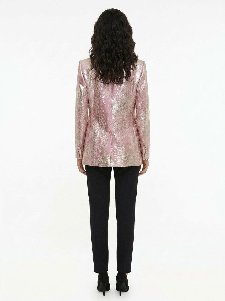Dolce & Gabbana Pink Polyester Jacket