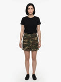 Dolce & Gabbana Army Cotton Mini Skirt