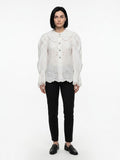 Dolce & Gabbana White Cotton Blouse