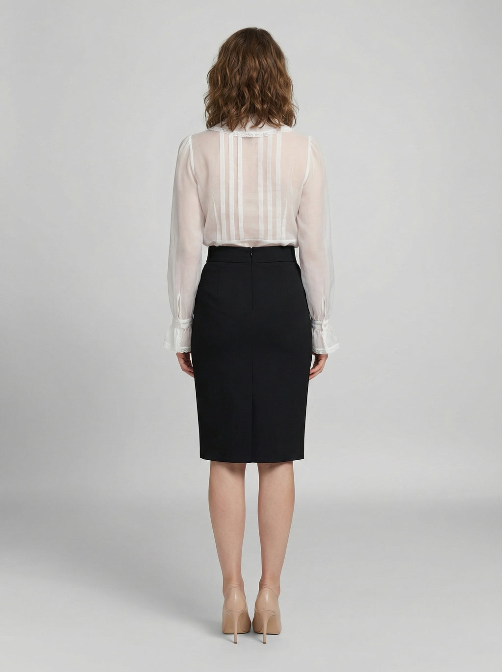Dolce & Gabbana White Polyamide Blouse