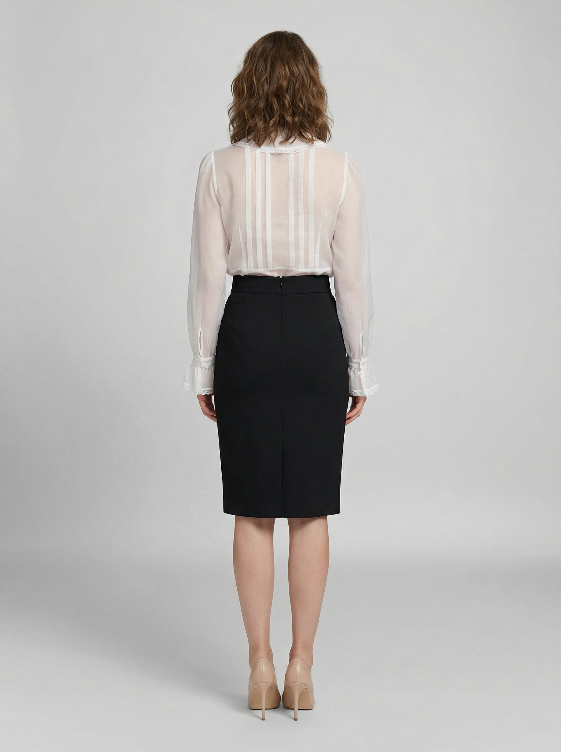 Dolce & Gabbana White Polyamide Blouse