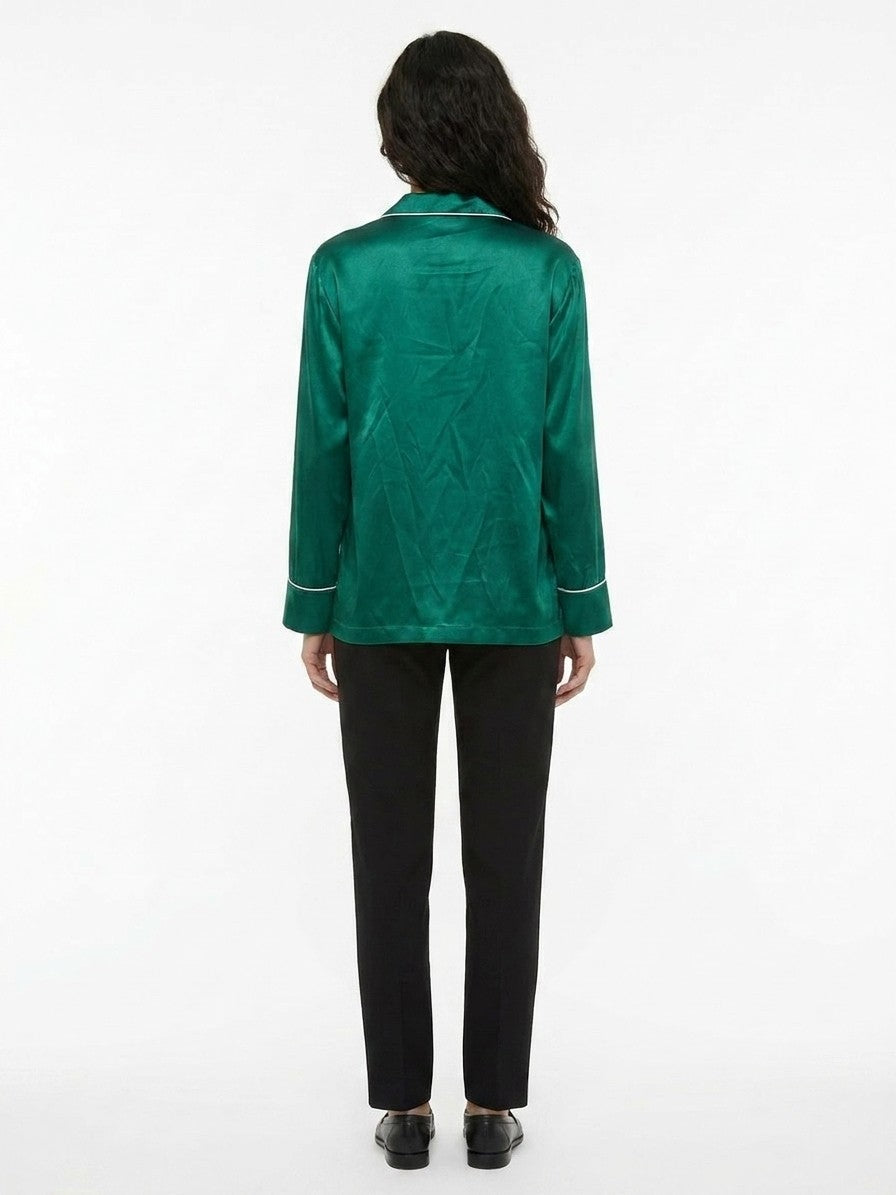 Dolce & Gabbana Bicolor Silk Blouse
