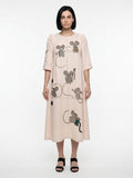 Dolce & Gabbana Cream Polyester Casual Dress