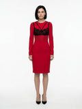 Dolce & Gabbana Red Elastane Cocktail Dress
