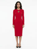 Dolce & Gabbana Red Acetate Cocktail Dress