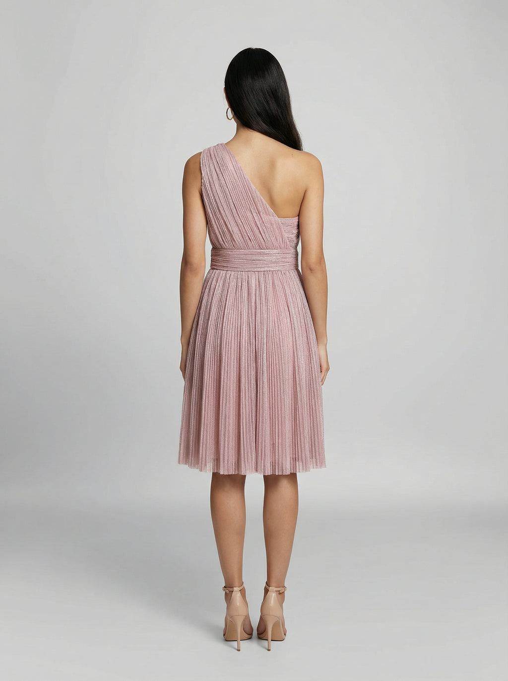 Dolce & Gabbana Pink Cotton Cocktail Dress