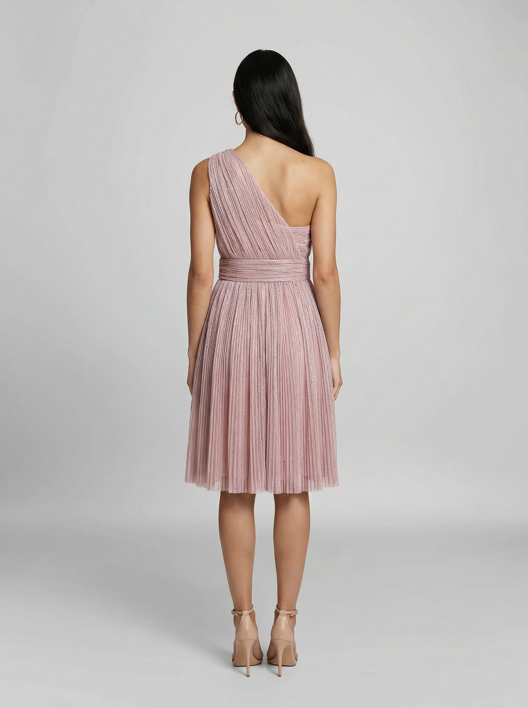 Dolce & Gabbana Pink Cotton Cocktail Dress