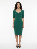 Dolce & Gabbana Green Acetate Casual Dress