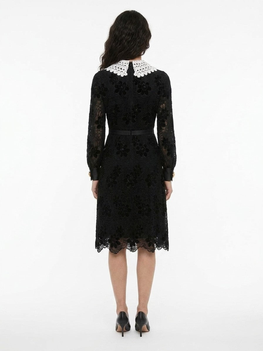 Dolce & Gabbana Black Polyester Cocktail Dress