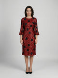 Dolce & Gabbana Red Cotton Cocktail Dress