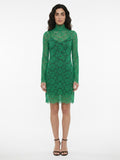 Dolce & Gabbana Green Cotton Cocktail Dress