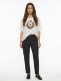Dolce & Gabbana White Silk T-Shirt