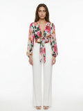 Dolce & Gabbana Multicolor Elastane Long Sleeve T-Shirt