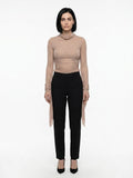 Dolce & Gabbana Beige Viscose Long Sleeve T-Shirt