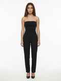 Dolce & Gabbana Black Cotton Sleeveles T-Shirt