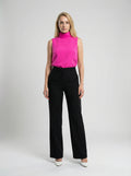 Dolce & Gabbana Pink Virgin Wool Sleeveles T-Shirt